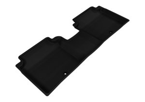 Hyundai Elantra Floor Mat - Rear - 3D MAXpider - Kagu - Black - `14-`16 Hyundai Elantra Floor Mat - Rear - 3D MAXpider - Kagu - Black - `14-`16